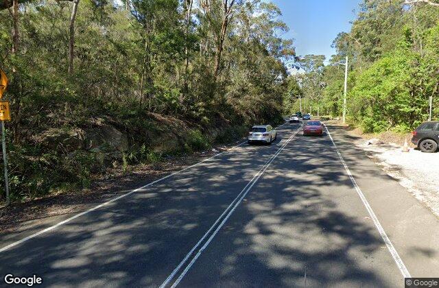 Street View — Eastern Arterial Road descent